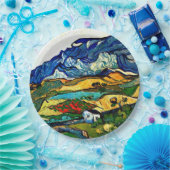 Van Gogh - Les Alpilles Papieren Bordje (Feest)