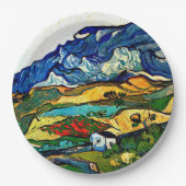 Van Gogh - Les Alpilles Papieren Bordje (Voorkant)