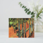 Van Gogh; Les Alyscamps: De komende herfst Briefkaart (Staand voorkant)