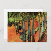 Van Gogh; Les Alyscamps: De komende herfst Briefkaart (Voorkant / Achterkant)