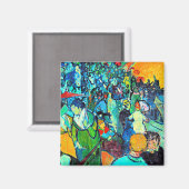 Van Gogh - Les Arenes, beroemd schilderij Magneet (Voorkant / Achterkant)