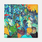 Van Gogh - Les Arenes, beroemd schilderij Magneet (Voorkant)