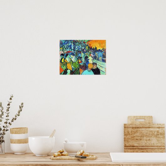 Van Gogh - Les Arenes, beroemd schilderij Poster (Keuken)