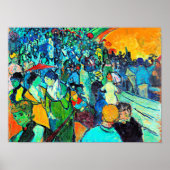 Van Gogh - Les Arenes, beroemd schilderij Poster (Voorkant)