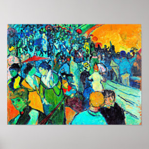 Van Gogh - Les Arenes, beroemd schilderij Poster