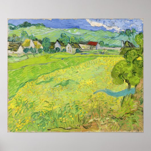 Van Gogh - Les-vessenots in auvers Poster (Voorkant)