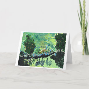 Van Gogh-like de kaart van de landschapsnota