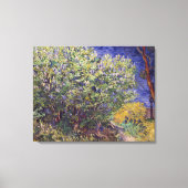Van Gogh Lila Struik Canvas Afdruk (Voorkant)