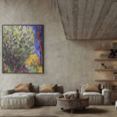 Van Gogh Lila Struik Canvas Afdruk