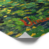 Van Gogh - Lila Struik Poster (Hoek)