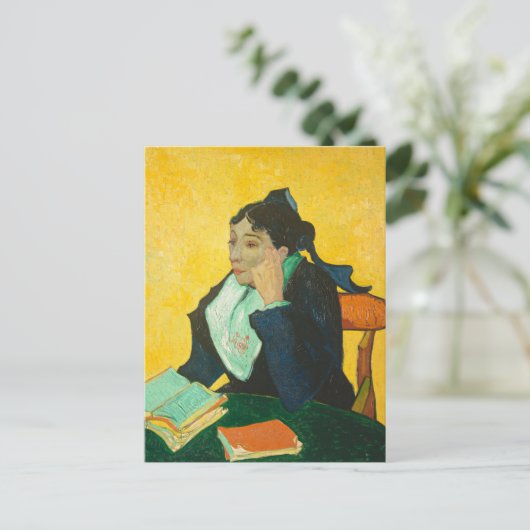 Van Gogh - Madame Joseph-Michel Ginoux, Briefkaart (Staand voorkant)