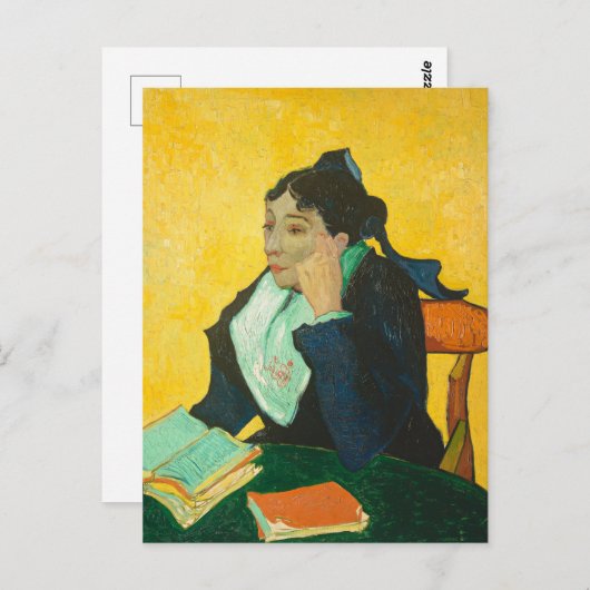 Van Gogh - Madame Joseph-Michel Ginoux, Briefkaart (Voorkant / Achterkant)