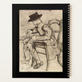 Van Gogh - Man schrijven, naar links kijken, Planner (Achterkant)