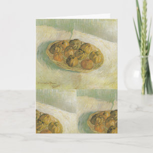 Van Gogh Mand met Appels - Klassiek Stilleven Kaart