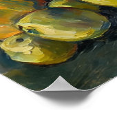 Van Gogh Mand van Appels en Twee Pompoenen Poster (Hoek)