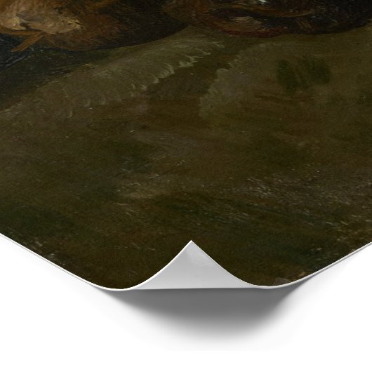 Van Gogh - mandje appelen Poster (Hoek)