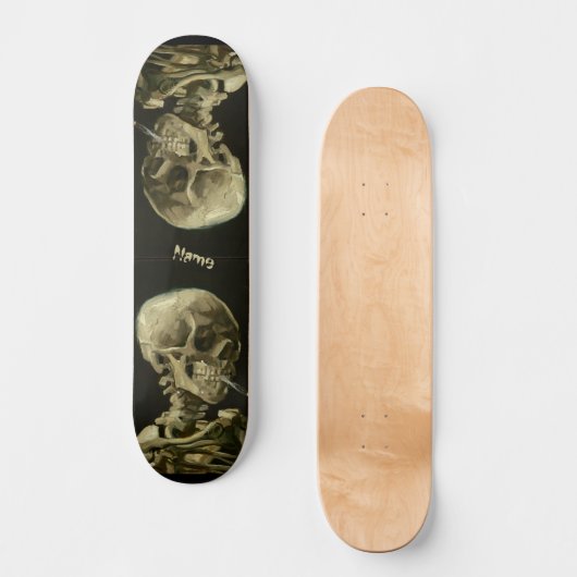 Van Gogh Masterpart Artwork Skeleton Rad Cool Persoonlijk Skateboard (Voorkant)