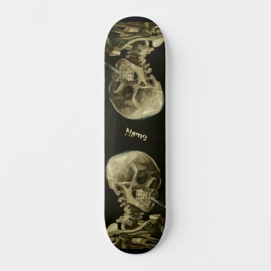 Van Gogh Masterpart Artwork Skeleton Rad Cool Persoonlijk Skateboard (Voorkant)