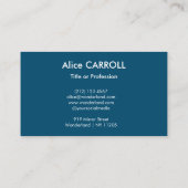 Van Gogh - Masterstuks Mosaic Patchwork - QR-code Visitekaartje (Achterkant)