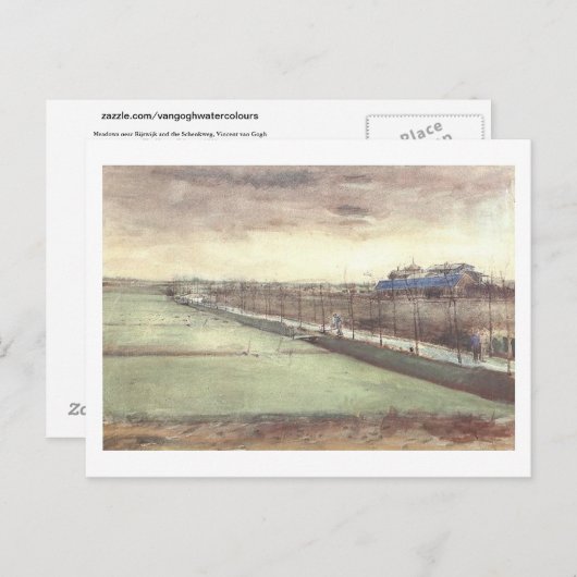 Van Gogh Meadows Rijswijk en Schenkweg (F910) Briefkaart (Voorkant / Achterkant)