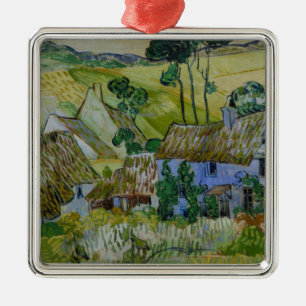 van Gogh met een watje van een heuvel Metalen Ornament