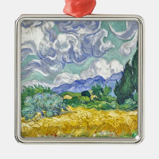 Van gogh metalen ornament (Voorkant)