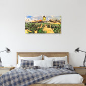 Van Gogh Mill van Alphonse Daudet bij Fontevielle Canvas Afdruk (Insitu (Slaapkamer))