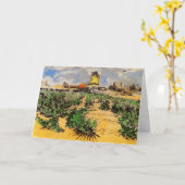 Van Gogh Mill van Alphonse Daudet bij Fontevielle Kaart (Gele Bloem)
