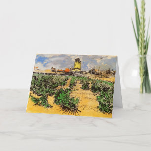 Van Gogh Mill van Alphonse Daudet bij Fontevielle Kaart