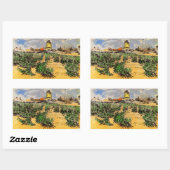 Van Gogh Mill van Alphonse Daudet bij Fontevielle Rechthoekige Sticker (Vel)