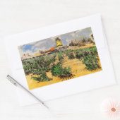 Van Gogh Mill van Alphonse Daudet bij Fontevielle Rechthoekige Sticker (Envelop)