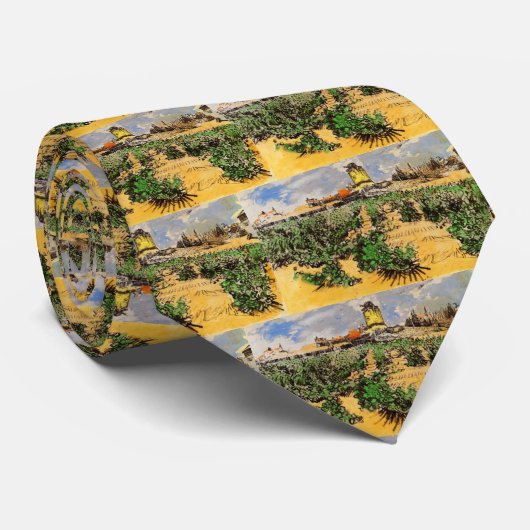 Van Gogh Mill van Alphonse Daudet bij Fontevielle Stropdas (Opgerold)