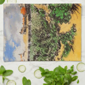 Van Gogh Mill van Alphonse Daudet bij Fontevielle Theedoek (Gevouwen)