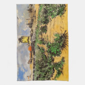 Van Gogh Mill van Alphonse Daudet bij Fontevielle Theedoek (Verticaal)