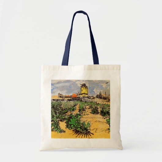 Van Gogh Mill van Alphonse Daudet bij Fontevielle Tote Bag (Voorkant)