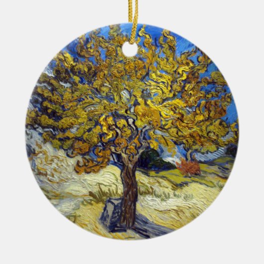 Van Gogh Moerbeiboom Impressionisme Kunst Keramisch Ornament (Voorkant)