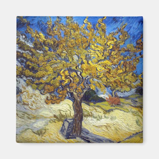 Van Gogh Moerbeiboom Impressionisme Kunst Magneet (Voorkant)