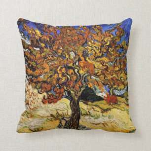 Van Gogh - Moerbeiboom, kunstschilderij Kussen