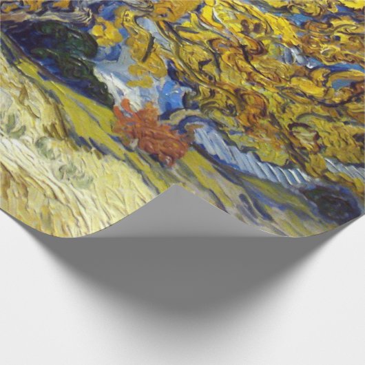 Van Gogh Moerbeiboom meesterwerk Kunst Cadeaupapier (Hoek)