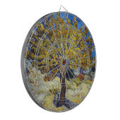 Van Gogh Moerbeiboom meesterwerk Kunst Dartbord (Voorkant Links)