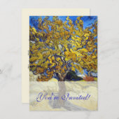 Van Gogh Moerbeiboom meesterwerk Kunst Kaart (Voorkant / Achterkant)