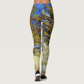 Van Gogh Moerbeiboom meesterwerk Kunst Leggings (Achterkant)