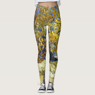 Van Gogh Moerbeiboom meesterwerk Kunst Leggings