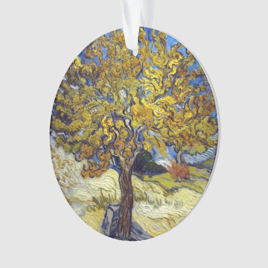 Van Gogh Moerbeiboom meesterwerk Kunst Ornament (voorkant)