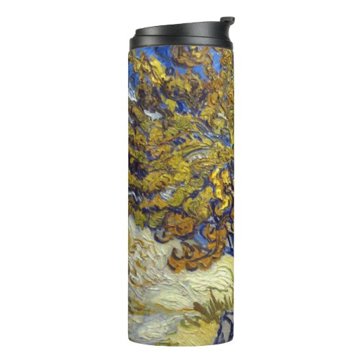 Van Gogh Moerbeiboom meesterwerk Kunst Thermosbeker (Gedraaid links)