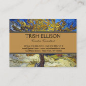 Van Gogh Moerbeiboom meesterwerk Kunst Visitekaartje (Achterkant)