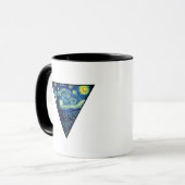 Van Gogh mok met sterrenhemel in vette stijl (Voorkant links)