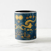 Van Gogh Mokken - AI gegenereerde Sterrennacht ont (Midden)