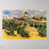 Van Gogh Molen van Alphonse Daudet bij Fontevielle Poster (Voorkant)