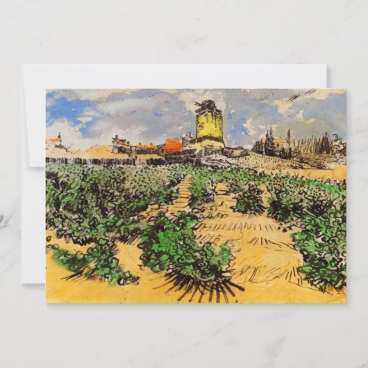 Van Gogh-molen van Alphonse Daudet in Fontevielle (Voorkant)